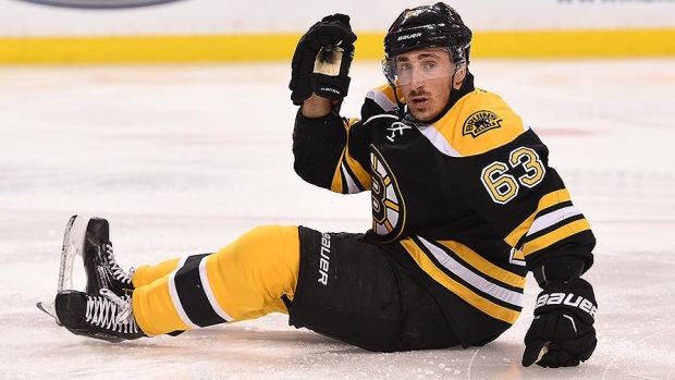 Just watch Brad Marchand being in pain for a moment (he's fine)