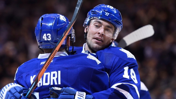 Joffrey Lupul and Nazem Kadri