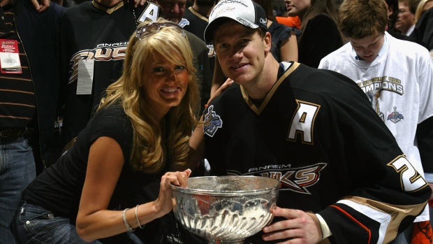 Lauren and Chris Pronger, Dave Sandford/Getty Images Lauren and Chris Pronger