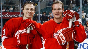 Sergei Fedorov and Nicklas Lidstrom