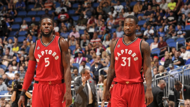 DeMarre Carroll and Terrence Ross, Fernando Medina/National Basketball Association/Getty Images DeMarre Carroll and Terrence Ross