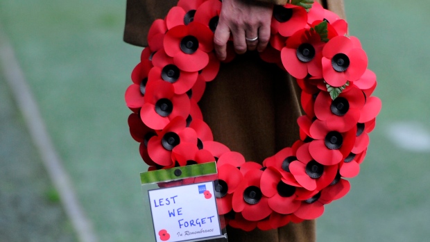 Remembrance Day poppies