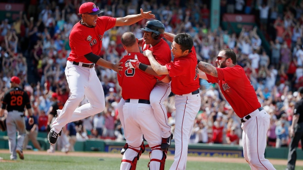 Red Sox celebrate Red Sox celebrate