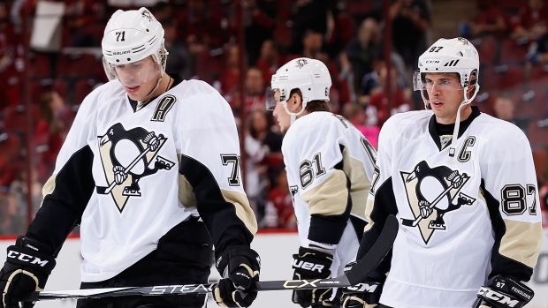 Malkin and Crosby, Christian Petersen/Getty Images Malkin and Crosby
