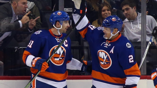 John Tavares Kyle Okposo, Bruce Bennett/Getty Images John Tavares Kyle Okposo