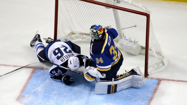 Backes has 2 goals, assist to lead Blues in 3-2 win over Jets Article Image 0