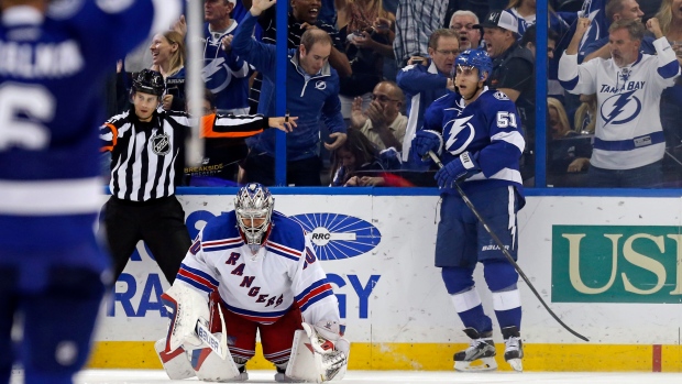 Filppula scores on Lundqvist, The Canadian Press Filppula scores on Lundqvist