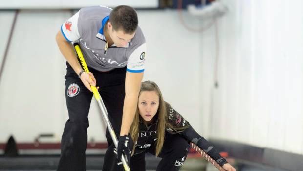 John Morris and Rachel Homan