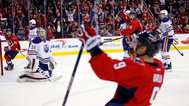 Capitals Celebrate, The Canadian Press Capitals Celebrate