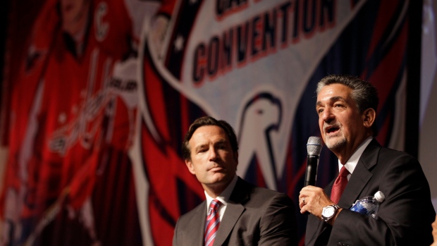 John Collins and Ted Leonsis, The Canadian Press John Collins and Ted Leonsis