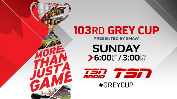 103rd Grey Cup on TSN, TSN 103rd Grey Cup on TSN