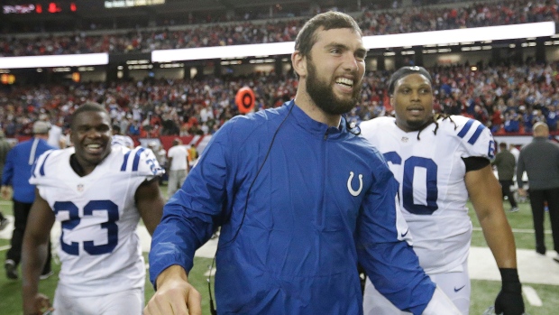 Andrew Luck, The Canadian Press Andrew Luck