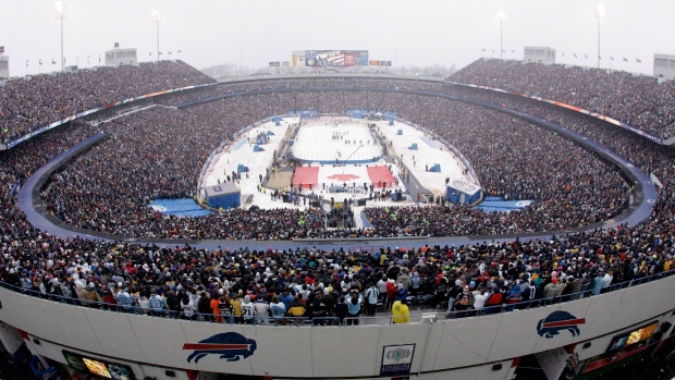 Ralph Wilson Stadium, NHL Winter Classic, The Canadian Press Ralph Wilson Stadium, NHL Winter Classic