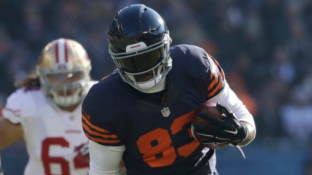 Martellus Bennett, The Canadian Press Martellus Bennett