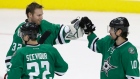 Sharp, Lehtonen celebrate