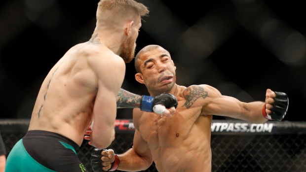 Conor McGregor and Jose Aldo , The Canadian Press Conor McGregor and Jose Aldo