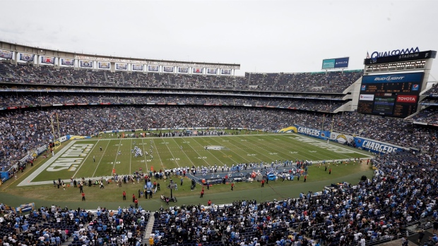 Qualcomm Stadium, San Diego, The Canadian Press Qualcomm Stadium, San Diego