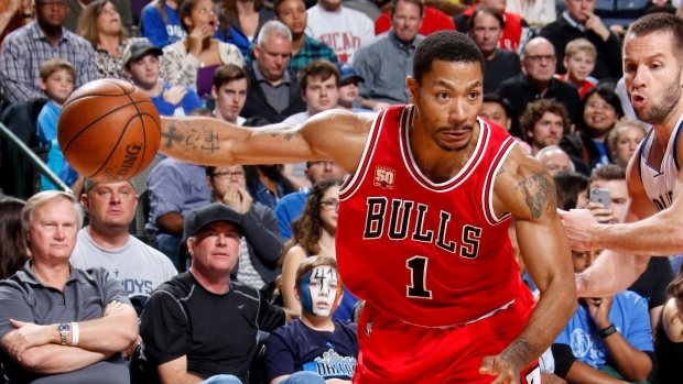 Derrick Rose, Danny Bollinger/Getty Images Derrick Rose