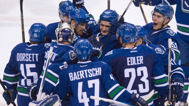 Vancouver Canucks Celebrate