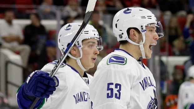 Jake Virtanen and Bo Horvat 