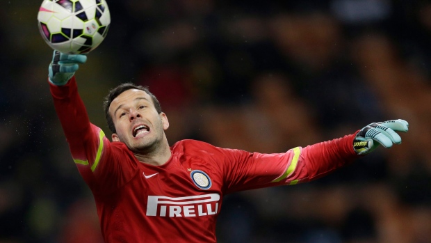 Samir Handanovic, The Canadian Press Samir Handanovic