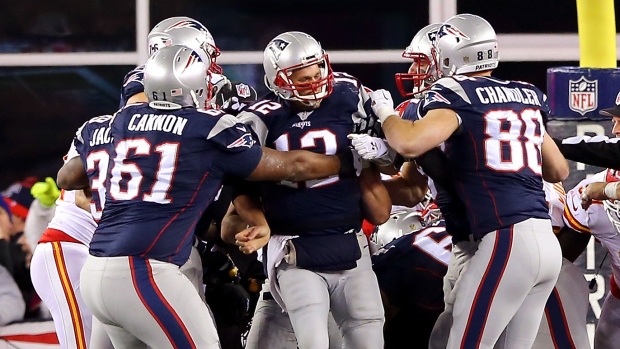 New England Patriots Celebrate, Elsa/Getty Images New England Patriots Celebrate