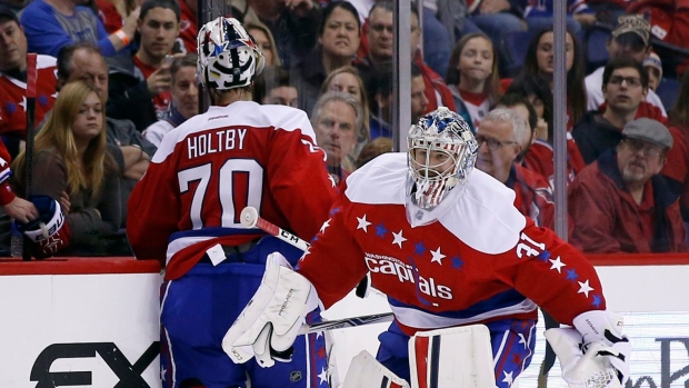 Braden Holtby and Philipp Grubauer, The Canadian Press Braden Holtby and Philipp Grubauer