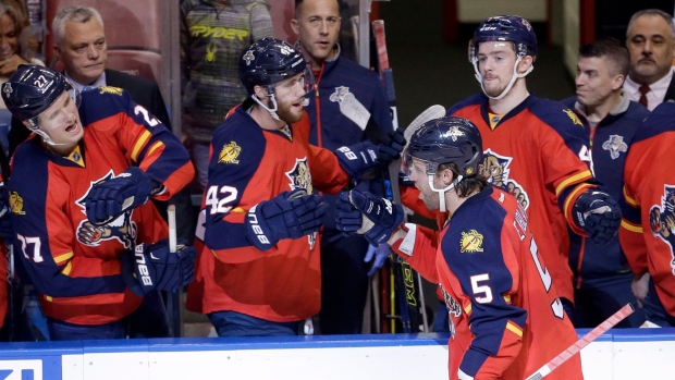 Ekblad, Panthers celebrate