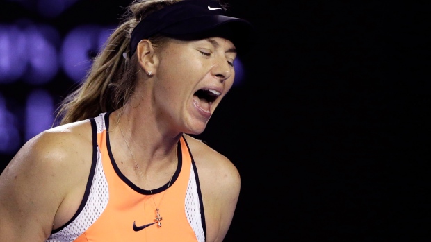 Maria Sharapova , The Canadian Press Maria Sharapova