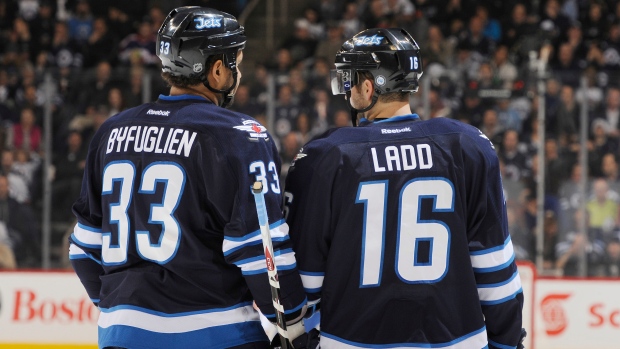 Dustin Byfuglien Andrew Ladd