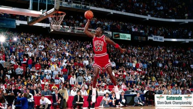 Michael Jordan dunks, Getty Images Michael Jordan dunks