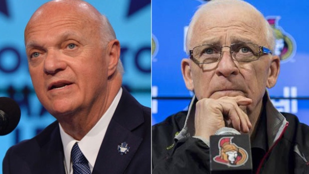 Lou Lamoriello and Bryan Murray, The Canadian Press Lou Lamoriello and Bryan Murray