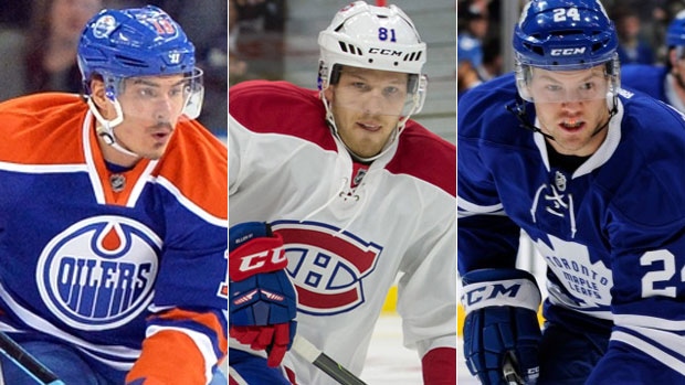 Nail Yakupov, Lars Eller, Peter Holland, Getty Images Nail Yakupov, Lars Eller, Peter Holland