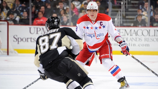 Sidney Crosby and Alex Ovechkin, Joe Sargent/NHLI via Getty Images Sidney Crosby and Alex Ovechkin