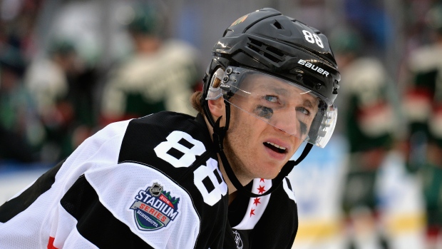 Patrick Kane, Jamie Sabau/National Hockey League/Getty Images Patrick Kane