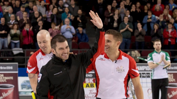 Craig Savill at the Brier