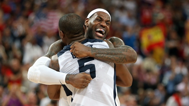 Kevin Durant and LeBron James