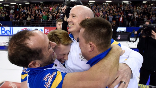 Team Kevin Koe Celebrate