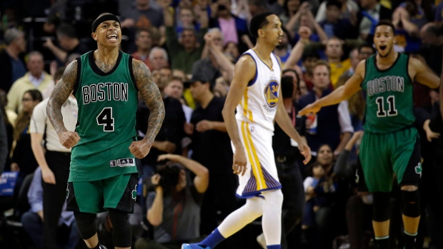 Isaiah Thomas: Celtics gave up against Warriors