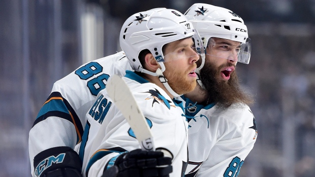 Joe Pavelski Brent Burns, Harry How/Getty Images Joe Pavelski Brent Burns