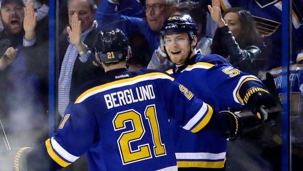 Refs and St Louis Blues tag team the Dallas Stars 2-1