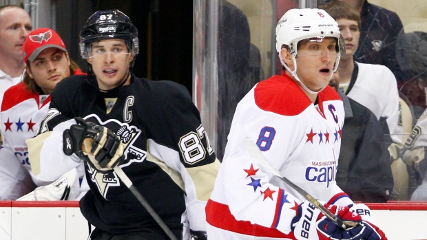 Sidney Crosby and Alex Ovechkin
