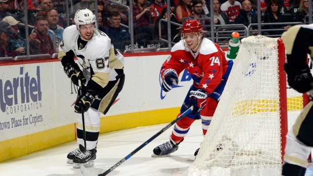 Sidney Crosby and John Carlson, Greg Fiume/National Hockey League/Getty Images Sidney Crosby and John Carlson