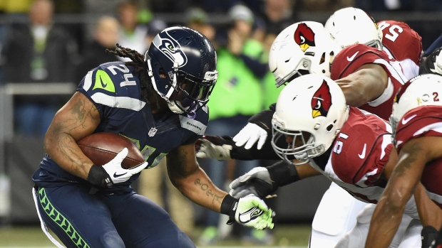 Marshawn Lynch, Steve Dykes/Getty Images Marshawn Lynch