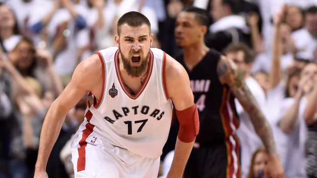 Jonas Valanciunas, The Canadian Press Jonas Valanciunas