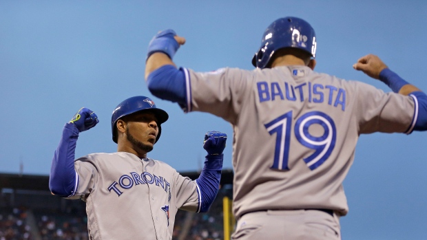 Edwin Encarnacion and Jose Bautista, The Canadian Press Edwin Encarnacion and Jose Bautista