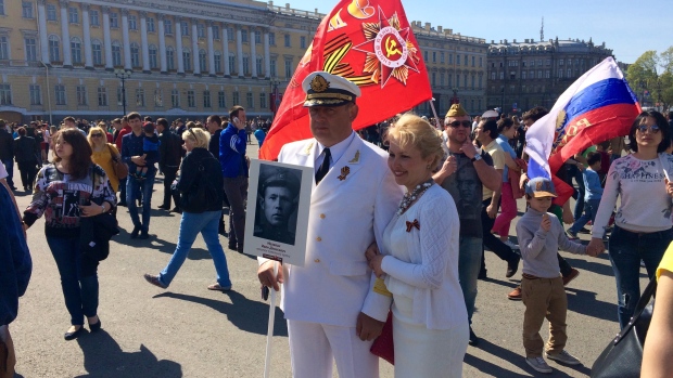 Victory Day in St. Petersburg, Russia, Kevin Pratt, TSN Victory Day in St. Petersburg, Russia