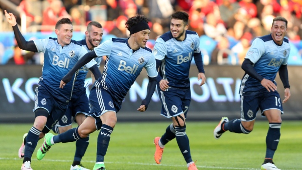 Vancouver Whitecaps celebrate