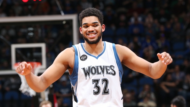 Karl-Anthony Towns, David Sherman/National Basketball Association/Getty Images Karl-Anthony Towns
