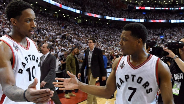 DeMar DeRozan Kyle Lowry, The Canadian Press DeMar DeRozan Kyle Lowry